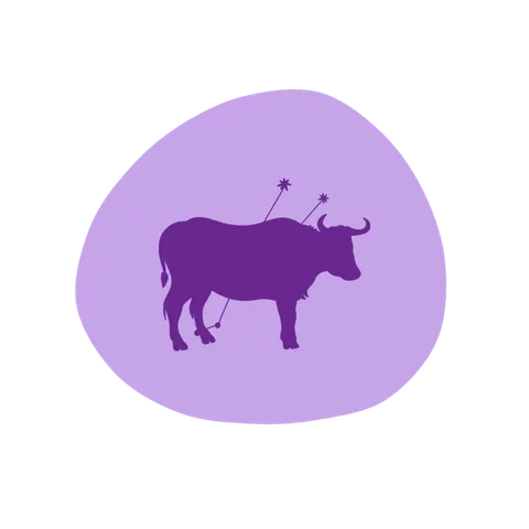Taurus sign medallion