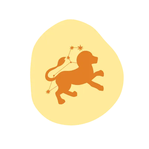 Leo sign medallion