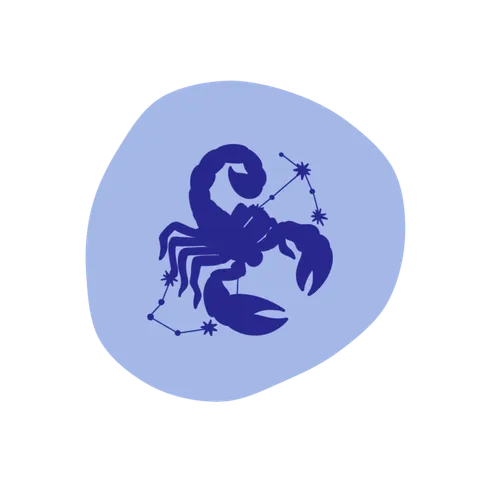 Scorpio sign medallion