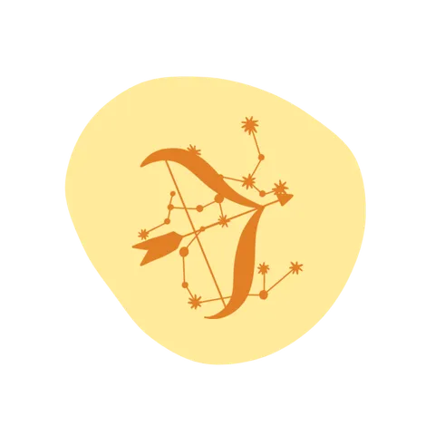 Sagittarius sign medallion